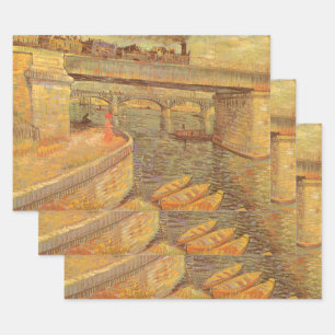 Vincent van Gogh Bruggen over de Seine Asnières Inpakpapier Vel