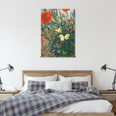 Vincent van Gogh - Butterflies en Poppies Canvas Afdruk (Insitu (Slaapkamer))