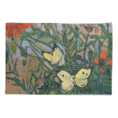 Vincent van Gogh - Butterflies en Poppies Kussensloop (Achterkant)
