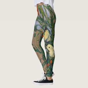 Vincent van Gogh - Butterflies en Poppies Leggings