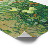 Vincent Van Gogh - Butterflies en poppies Poster (Hoek)