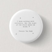 Vincent Van Gogh Button (Voorkant)