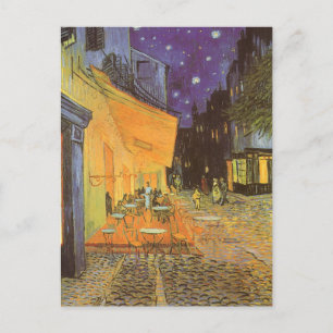 Vincent van Gogh - Cafe Terrace bij nacht Briefkaart