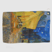Vincent van Gogh - Cafe Terrace bij nacht Golfhanddoek (Horizontaal)