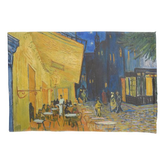 Vincent van Gogh - Cafe Terrace bij nacht Kussensloop (Voorkant)