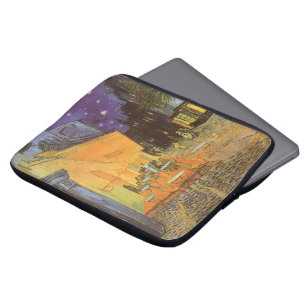 Vincent van Gogh - Cafe Terrace bij nacht Laptop Sleeve