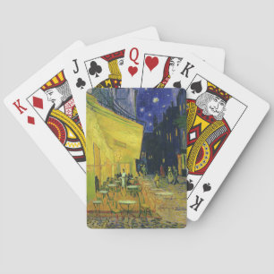 Vincent van Gogh - Cafe Terrace bij nacht Pokerkaarten