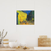 Vincent Van Gogh Cafe Terrace bij nacht Poster (Keuken)