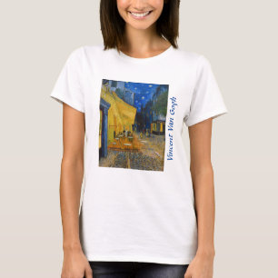 Vincent van Gogh - Cafe Terrace bij nacht T-shirt