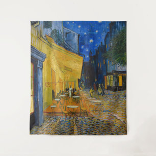Vincent van Gogh - Cafe Terrace bij nacht Wandkleed