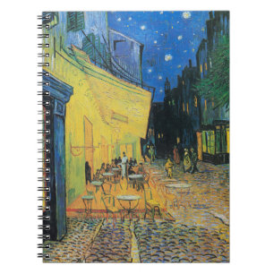 Vincent van Gogh Café Terras 's nachts Notitieboek