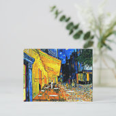 Vincent Van Gogh - Cafe Terrasse Carte postale (Debout devant)