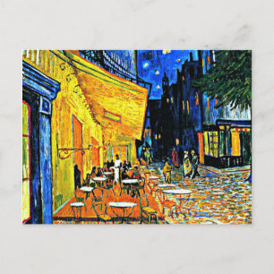 Vincent Van Gogh - Cafe Terrasse Carte postale