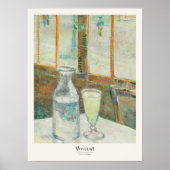Vincent van Gogh Cafétafel met Absinthe Fine Art Poster (Voorkant)
