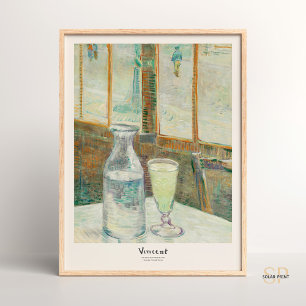 Vincent van Gogh Cafétafel met Absinthe Fine Art Poster