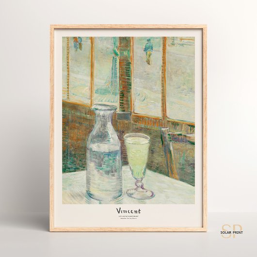 Vincent van Gogh Cafétafel met Absinthe Fine Art Poster