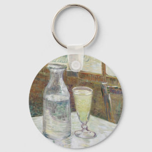 Vincent Van Gogh Cafétafel met Absinthe Sleutelhanger