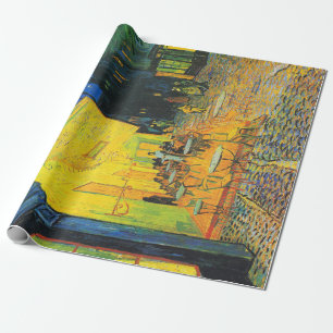 Vincent Van Gogh Caféterras bij Nacht Fijne Kunst Cadeaupapier