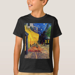 Vincent Van Gogh - Caféterras bij Nacht Kunstschil T-shirt