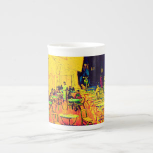 Vincent Van Gogh - Caféterras bij Nacht Pop Art Porselein Kop