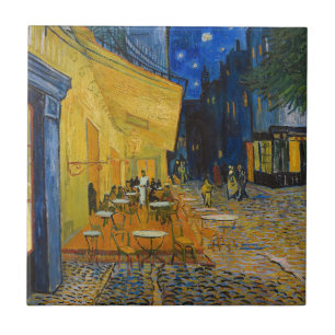 Vincent van Gogh - Caféterras bij Nacht Tegeltje