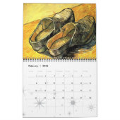 Vincent van Gogh Calendrier de vie morte (Feb 2026)