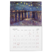 Vincent van Gogh Calendrier des paysages marins et (Jan 2026)
