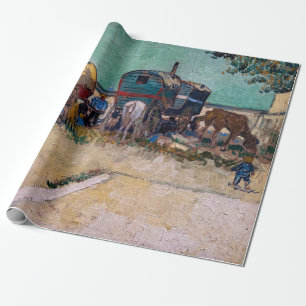 Vincent Van Gogh - Caravans, zigeunerkamp bij Arle Cadeaupapier