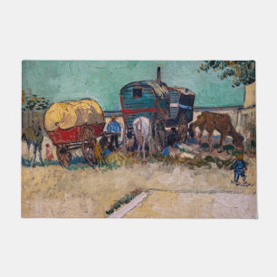 Vincent Van Gogh - Caravans, zigeunerkamp bij Arle Deurmat