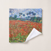 Vincent van Gogh - Champ de coquelicots (Gant de toilette)