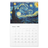 Vincent Van Gogh Collection Calendrier du mur (Jan 2026)