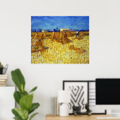 Vincent van Gogh Corn Harvest in Provence Poster (Thuiskantoor)
