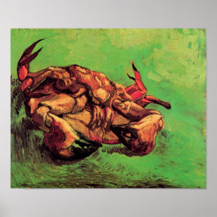 Vincent van Gogh - Crab op zijn achterste fijne ku Poster