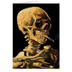 Vincent Van Gogh - Crâne à la cigarette allumée