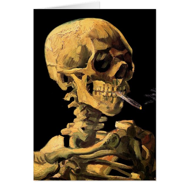 Vincent Van Gogh - Crâne à la cigarette allumée (Devant)