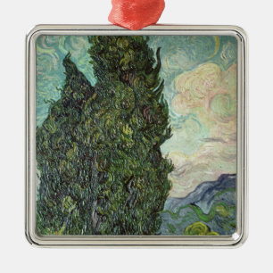 Vincent van Gogh   Cypressen, 1889 Metalen Ornament