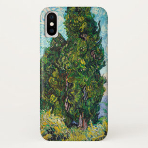 Vincent Van Gogh Cypresses Fine Art iPhone X Hoesje