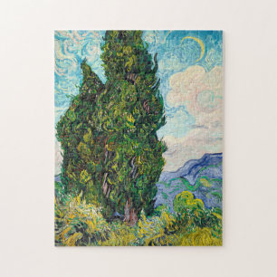 Vincent Van Gogh Cypresses Fine Art Legpuzzel