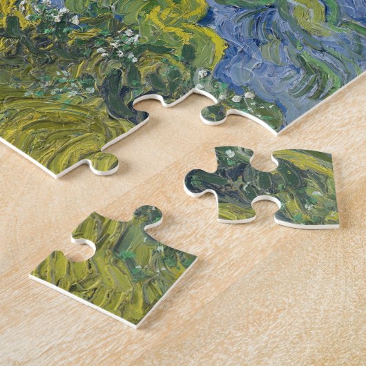 Vincent van Gogh - Cypresses Legpuzzel (Zijkant)