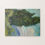 Vincent van Gogh - Cypresses Legpuzzel (Horizontaal)