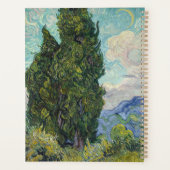 Vincent van Gogh - Cypresses Planner (Achterkant)