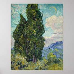 Vincent van Gogh - Cypresses Poster