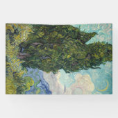 Vincent van Gogh - Cypresses Spandoek (Horizontaal)