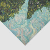Vincent van Gogh - Cypresses Tissuepapier (Detail)