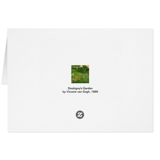Vincent van Gogh - Daubigny's Garden (Dos Horizontal)