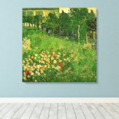Vincent van Gogh - Daubigny's Garden Canvas Afdruk (Insitu (Houten vloer))