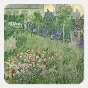 Vincent van Gogh Daubigny's tuin, 1890 Vierkante Sticker