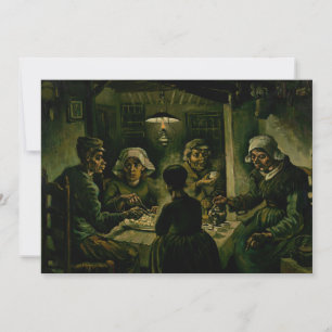 Vincent van Gogh - De aardappel Eaters Bedankkaart