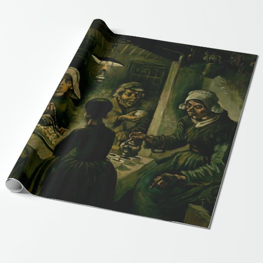 Vincent van Gogh - De aardappel Eaters Cadeaupapier (Uitgerold)