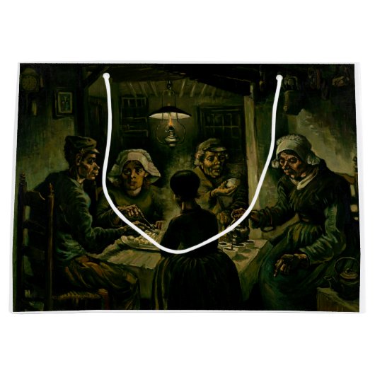 Vincent van Gogh - De aardappel Eaters Groot Cadeauzakje (Voorkant)